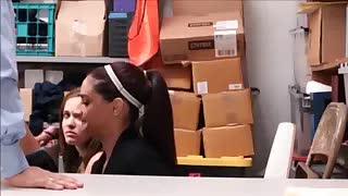 Mom And Daughter Fucked By Security For Shoplifting